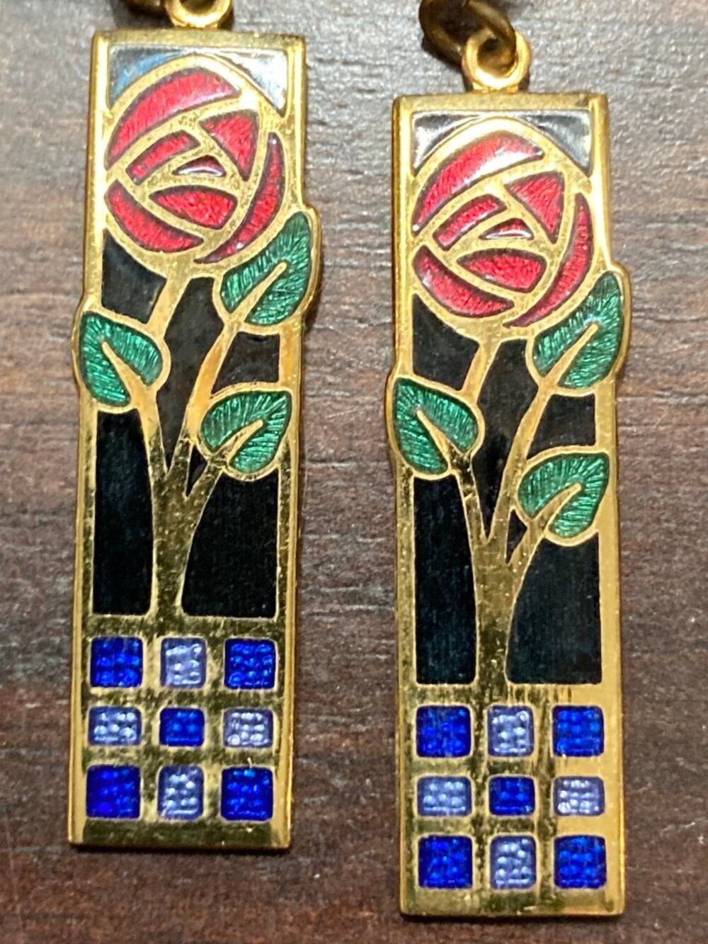 Mackintosh Rose Earrings
